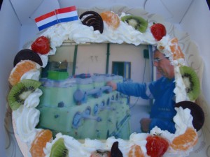 NS 162 taart Pieter jarig