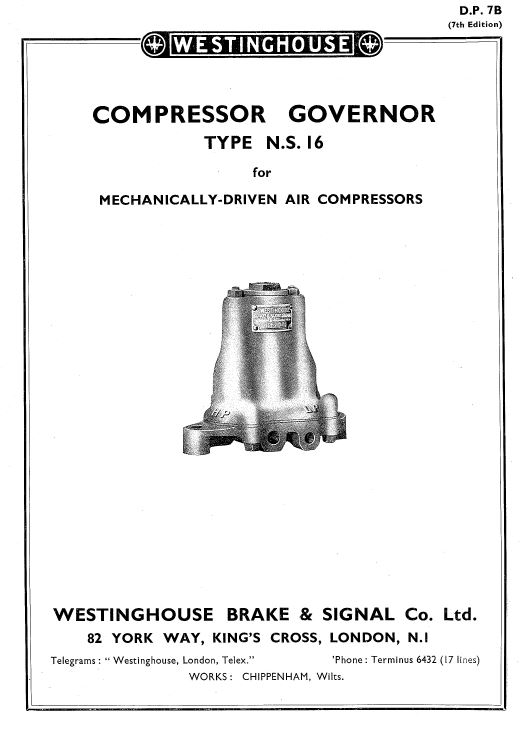 Westinghouse governor